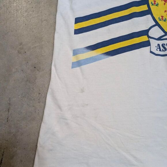 VTG 90s Umbro Scottish Football Association Mens L Single Stitch - Picture 2 of 8